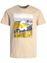 μπλούζα μακό αγόρι jack & jones-12208435-oxford tan