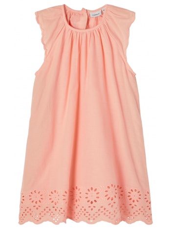 φόρεμα υφασμάτινο κορίτσι name it-13200216-apricot blush