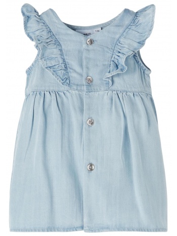 φόρεμα τζιν μπεμπέ κορίτσι name it-13200288-light blue denim σε προσφορά