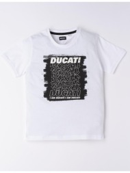 μπλούζα μακό αγόρι ducati-g6636/00-0113-white