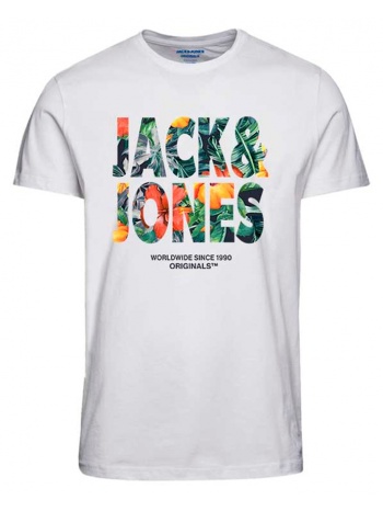 μπλούζα μακό αγόρι jack & jones-12234441-white σε προσφορά