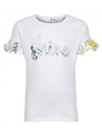 μπλούζα μακό κορίτσι name it -13165554-white organic cotton σε προσφορά
