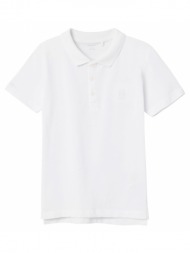 μπλούζα πόλο αγόρι name it-13216337-bright white
