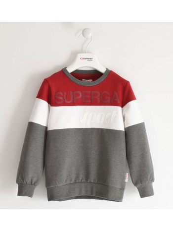 μπλούζα φούτερ αγόρι superga-s5106/2259-red σε προσφορά