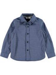 πουκάμισο αγόρι name it -13182848-ds blue organic cotton