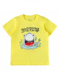 μπλούζα μακό αγόρι name it-13190427-yellow organic cotton