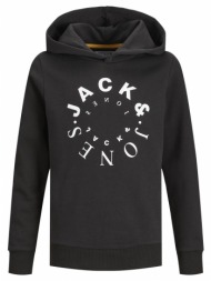μπλούζα φούτερ αγόρι jack & jones-12243441-black/big