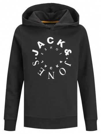 μπλούζα φούτερ αγόρι jack & jones-12243441-black/big σε προσφορά