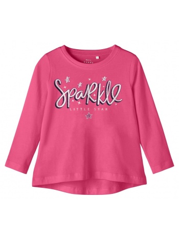 μπλούζα μακό κορίτσι name it-13218927-pink flambé σε προσφορά