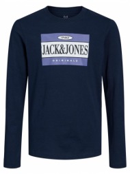 μπλούζα μακό αγόρι jack & jones-12242855-navy blazer