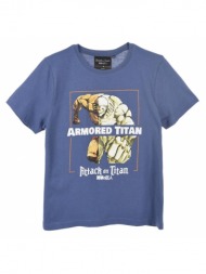 μπλούζα μακό αγόρι anime attack on titan-hw1225-blue