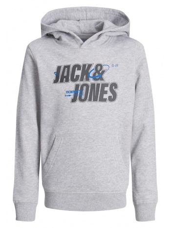 μπλούζα φούτερ αγόρι jack & jones-12247700-light grey σε προσφορά