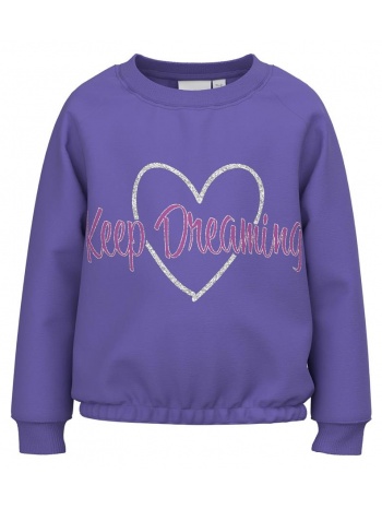 μπλούζα φούτερ κορίτσι name it-13219948-purple opulence σε προσφορά