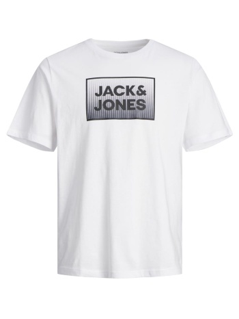 μπλούζα μακό αγόρι jack & jones-12249633-white σε προσφορά