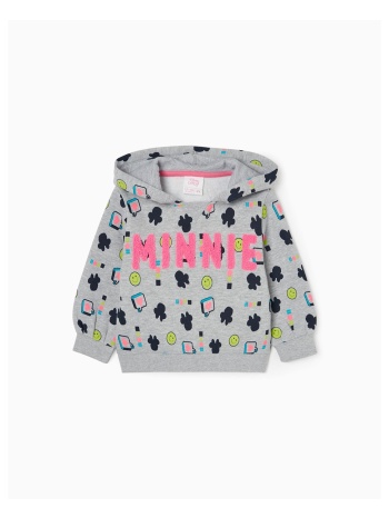 μπλούζα φούτερ κορίτσι minnie mouse zippy-31046888027-grey σε προσφορά