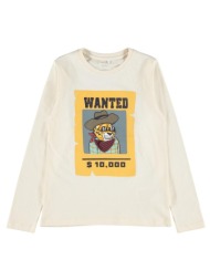 μπλούζα αγόρι name it-13191414-whitecap gray-organic cotton