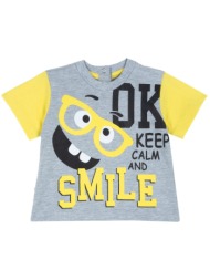 μπλούζα μπεμπέ αγόρι chicco-67071-091-grey