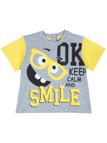 μπλούζα μπεμπέ αγόρι chicco-67071-091-grey σε προσφορά