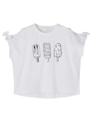 μπλούζα μακό κορίτσι name it-13188325-bw organic cotton