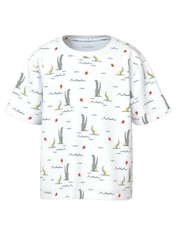 μπλούζα μακό αγόρι name it-13241581-bright white-organic σε προσφορά