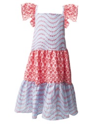 φόρεμα υφασμάτινο κορίτσι two in a castle-t6029-bicolor