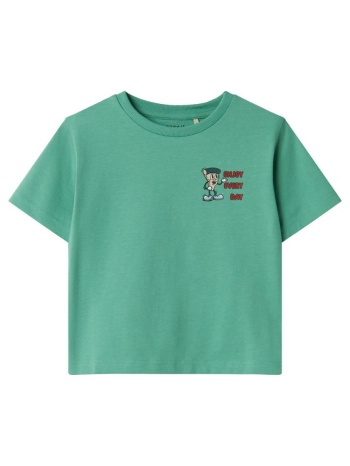 μπλούζα μακό αγόρι name it-13241194-creme de menthe-organic σε προσφορά