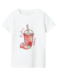 μπλούζα μακό κορίτσι name it-13241048-bright white-organic cotton