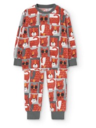πιτζάμα βελουτέ αγόρι boboli-939168-9475-red