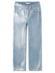 παντελόνι τζίν γυαλιστερό κορίτσι name it-13233880-light blue denim