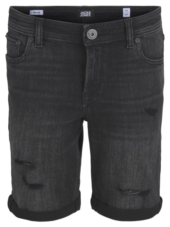 βερμούδα τζιν μαύρη αγόρι jack & jones-12202238-black denim σε προσφορά