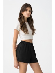 σορτς υφασμάτινο κορίτσι tiffosi-10059956-000-black