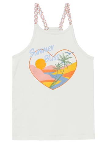 μπλούζα μακό τιράντα κορίτσι name it-13229258-bright white σε προσφορά