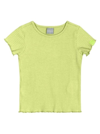 μπλούζα μακό ριμπ κορίτσι quimby kids-0801-30298-lime σε προσφορά