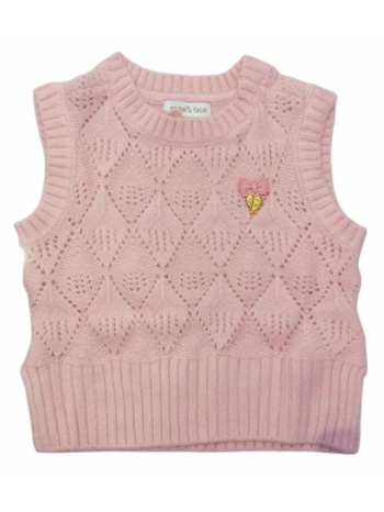 καζάκα πλεκτή κορίτσι angel`s face-nottigham sleeveless-pink σε προσφορά