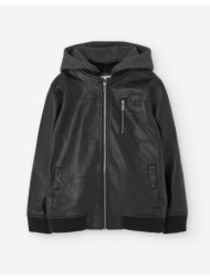 μπουφάν δερματίνη αγόρι losan-lkbap0101_24008-black