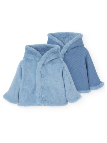 ζακέτα μπεμπέ διπλής όψης αγόρι boboli-759001-2596-ciel σε προσφορά