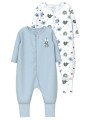 φορμάκια σετ 2 τεμ. μπεμπέ αγόρι name it-13232743-baby blue-organic cotton