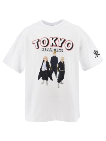 μπλούζα μακό αγόρι anime tokyo revengers-ex1131-white σε προσφορά