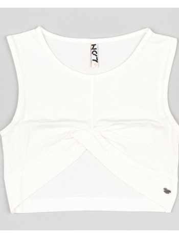 μπλούζα μακό crop κορίτσι losan-ljgap0103_24008-ecru σε προσφορά