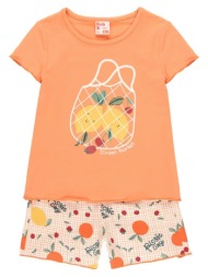 πιτζάμα μακό κορίτσι bob & oli-928087-5149-orange