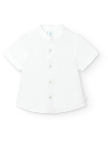 πουκάμισο λινό αγόρι boboli-718062-1100-white σε προσφορά