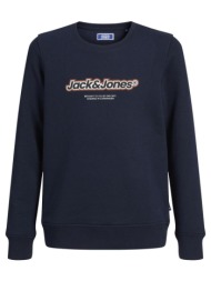 μπλούζα φούτερ αγόρι jack & jones-12267582-sky captain