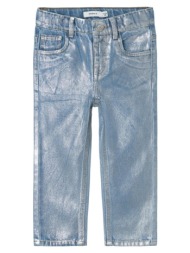 παντελόνι τζίν γυαλιστερό κορίτσι name it-13234813-medium blue denim
