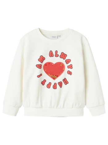 μπλούζα φούτερ κορίτσι name it-13233058-jet stream σε προσφορά