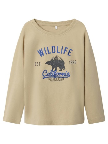 μπλούζα μακό αγόρι name it-13231083-irish cream σε προσφορά