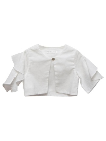 ζακέτα μπεμπέ κορίτσι two in a castle-t5177-off white σε προσφορά