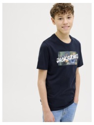 μπλούζα μακό αγόρι jack & jones-12269916-sky captain