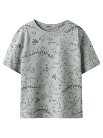 μπλούζα μακό αγόρι name it-13241581-aqua gray-organic cotton σε προσφορά