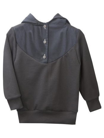 μπλούζα φούτερ αγόρι two in a castle-t2828-anthracite σε προσφορά