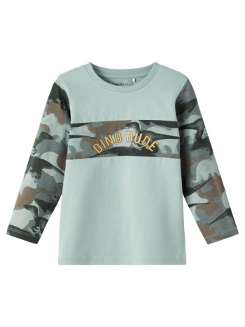 μπλούζα μακό αγόρι name it-13206778- iceberg green-organic σε προσφορά